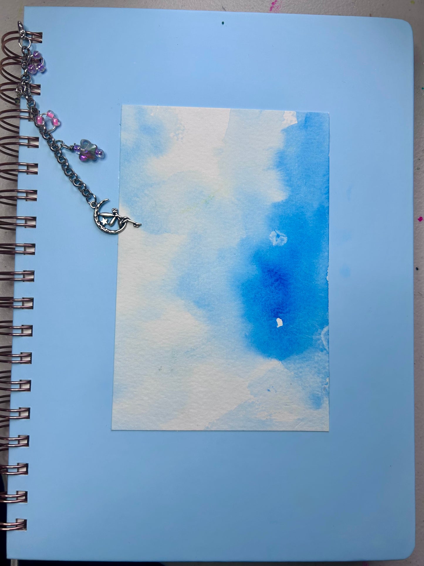 Sky Journal - handpainted