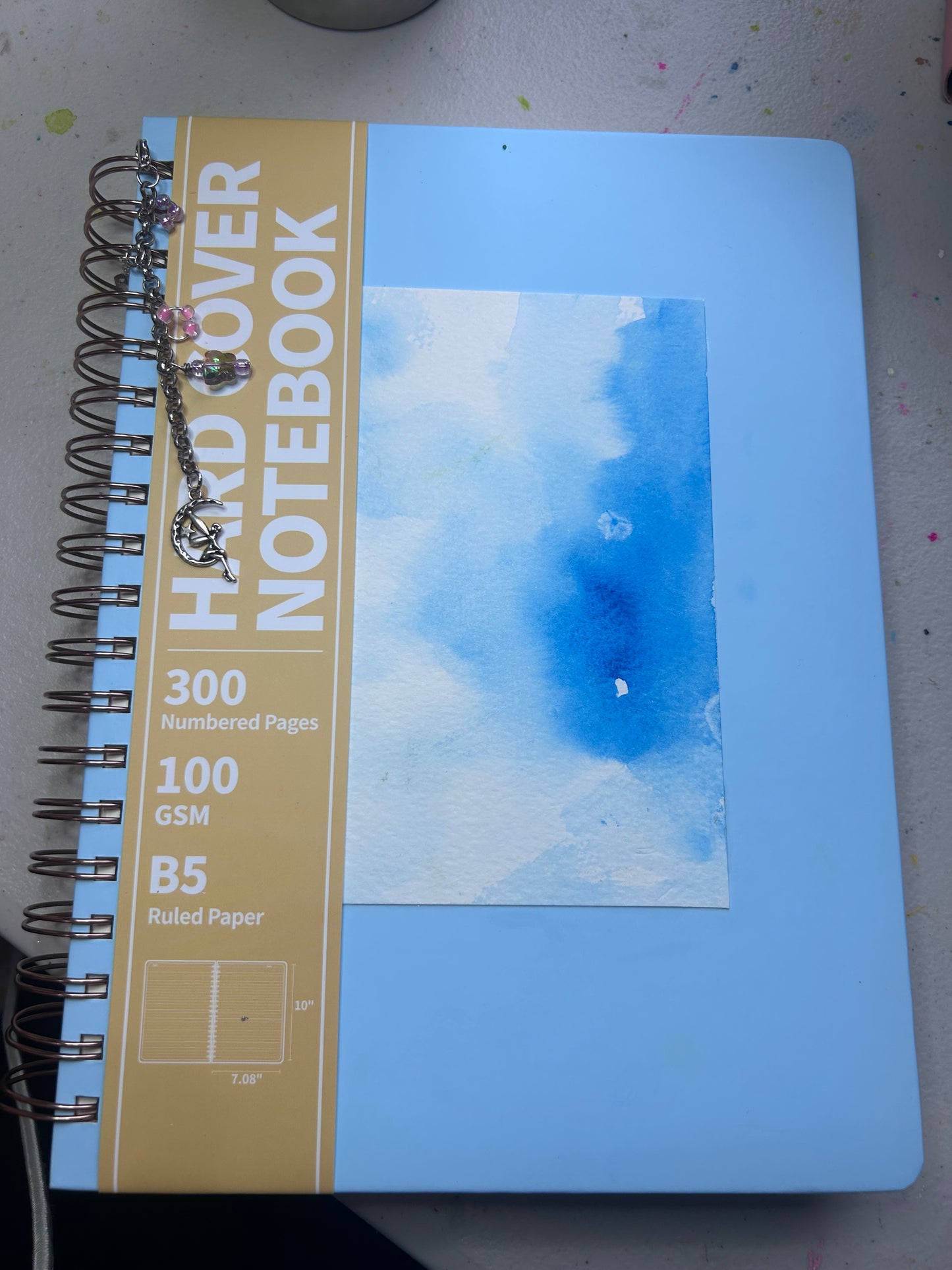 Sky Journal - handpainted